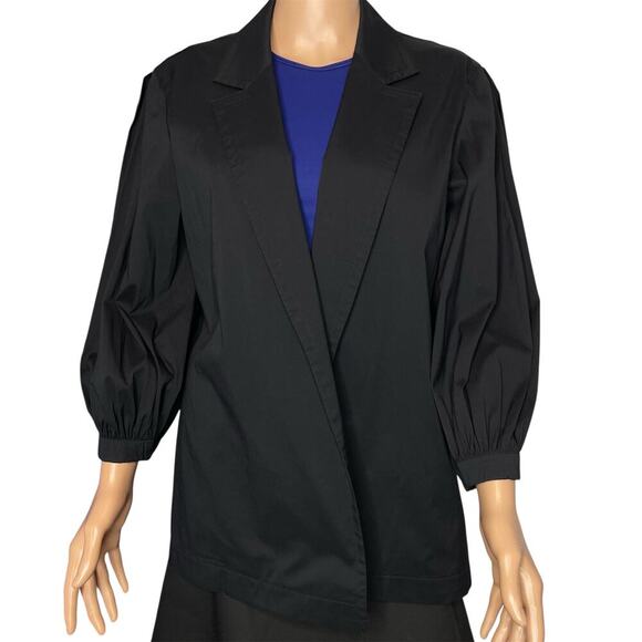 Lafayette 148 New York Jackets & Blazers - Lafayette 148 NY Tailored Stretch Blazer Black Size S Open Front Collared Jacket